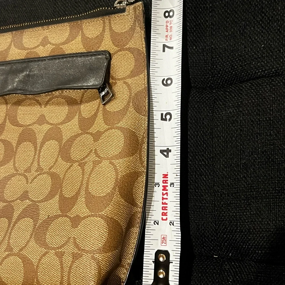 Coach Brown Signature Wristlet - Picture 5 of 8